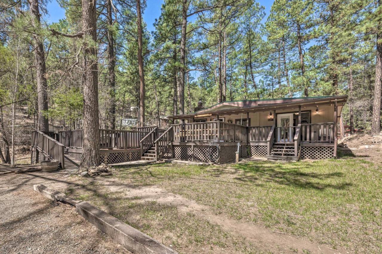 Tranquil Cabin With Stream And Deck Near Dtwn Ruidoso! Eksteriør billede
