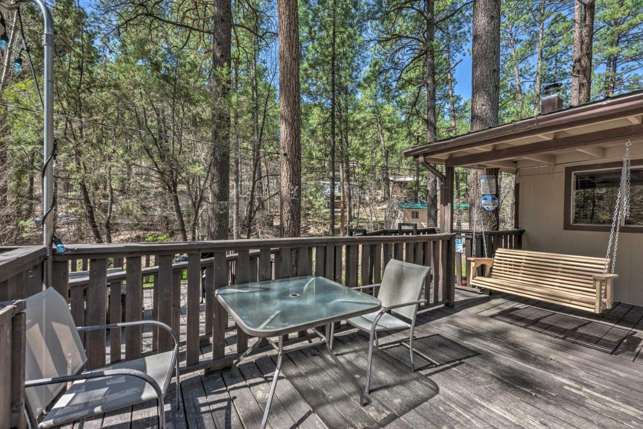 Tranquil Cabin With Stream And Deck Near Dtwn Ruidoso! Eksteriør billede